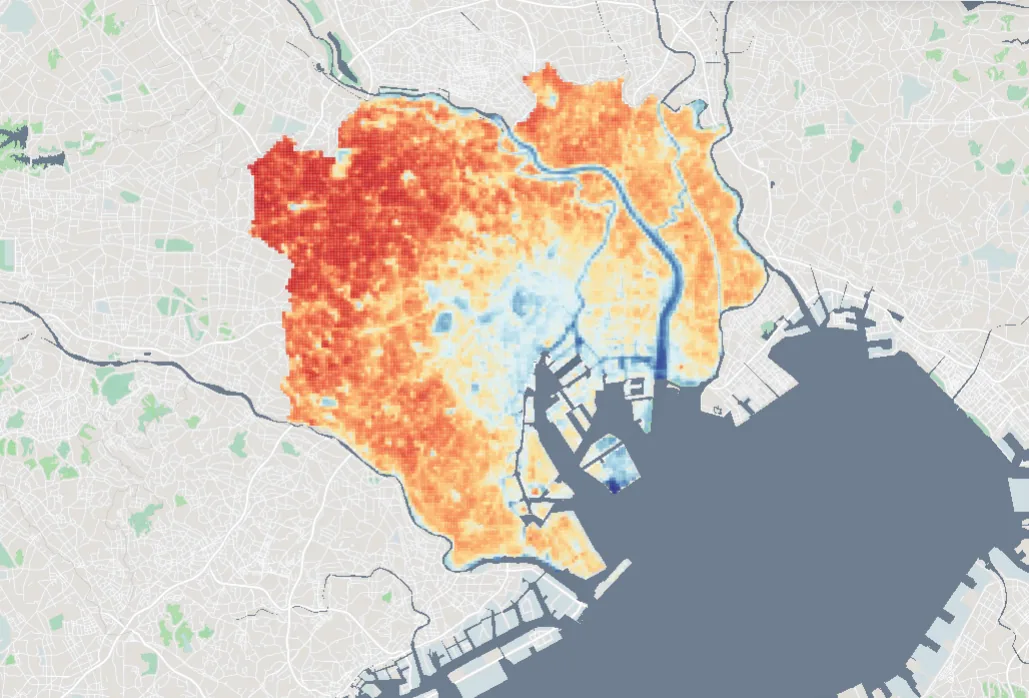 Urban HeatScope 地图工作台预览